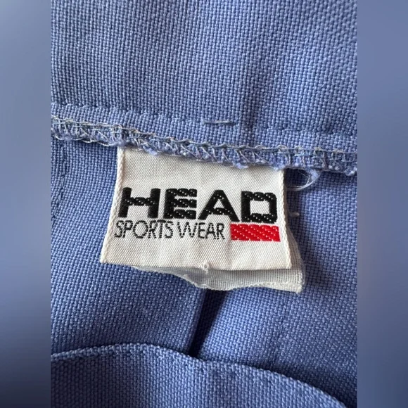 Vintage Head Lilac Periwinkle Purple Pleated Tennis Sport Mini Athletic Skirt - Picture 4 of 4